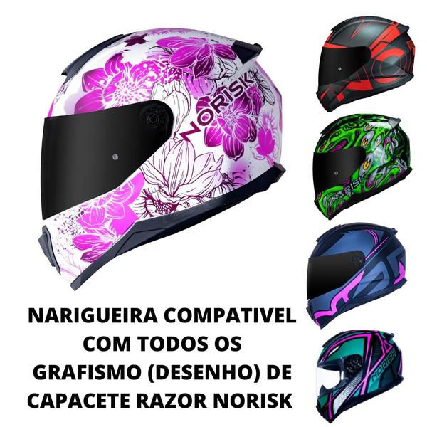 Imagem de Narigueira Capacete Ls2 FF358 FF353 Polivisor Norisk Razor