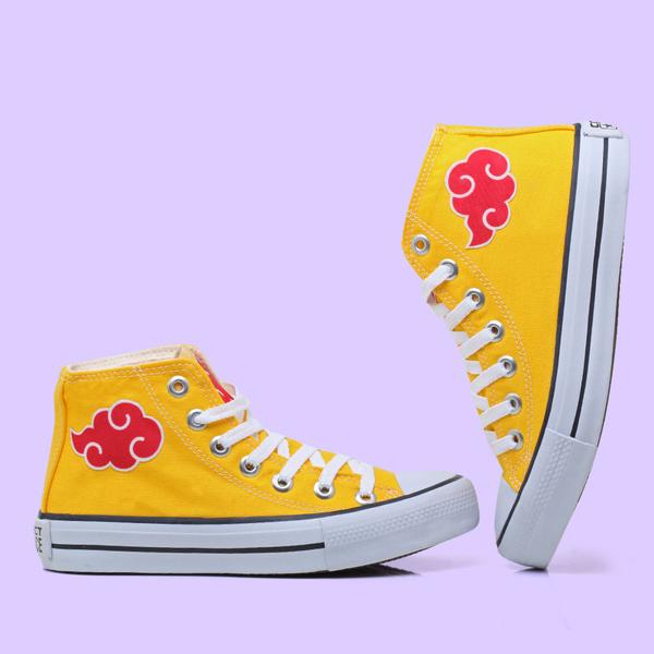 Imagem de Naruto All Akatsuki Star Tenis Masculino Feminino Cano Alto Clássico Envio 063HI