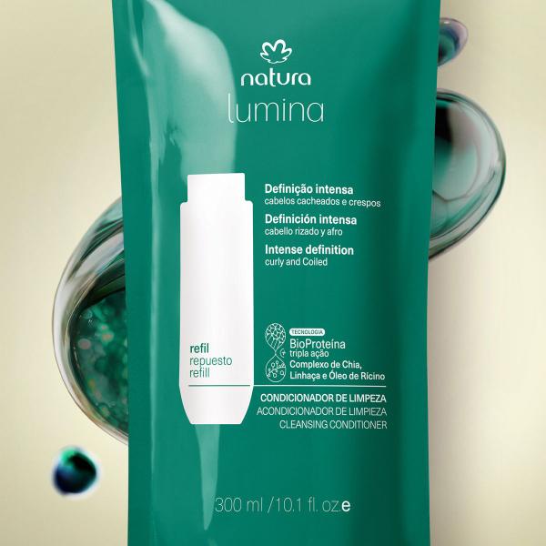 Imagem de NATURA LUMINA CONDICIONADOR LIMPEZA CACHEADOS CRESPOS RF 300ml