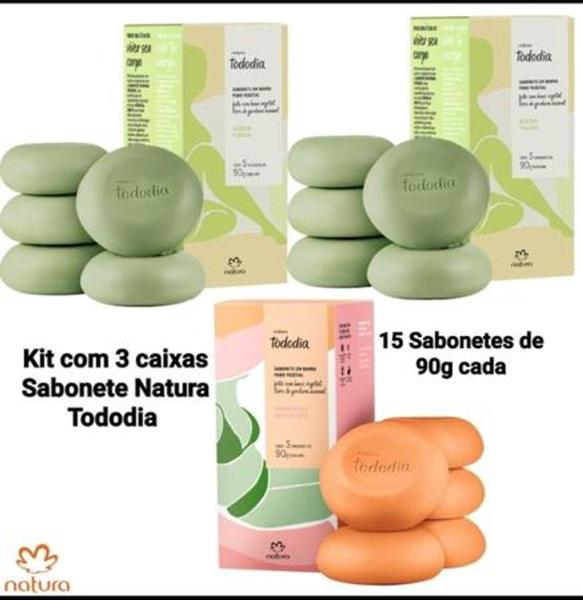 Imagem de Natura Todo Dia Sabonete Kit Com 3 Caixas