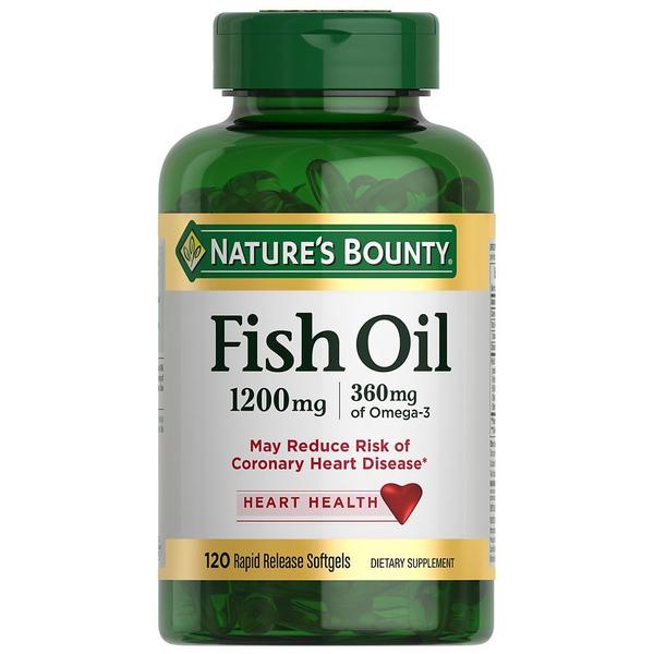 Imagem de Nature's Bounty Omega 3, 1.200 mg, 120 Cápsulas Softgel