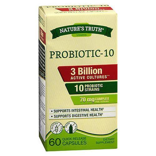 Imagem de Nature's Truth Probiotic-10 cápsulas de liberação rápida 60 cápsulas da Nature's Truth (pacote com 2)