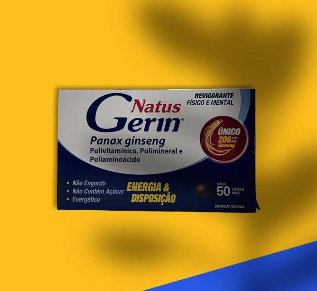 Imagem de Natus Gerin Com 50 Cápsulas - Panax Ginseng 3 caixas - legrand