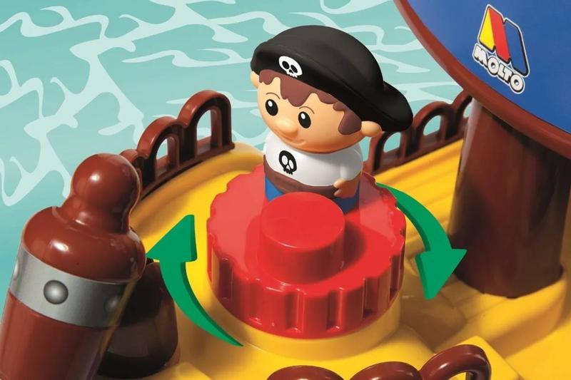 Imagem de Navio Pirata Blocos De Montar Brinquedo Educativo Baby Land