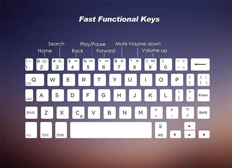 Imagem de NBC F18 dobrável metal sem fio teclado bluetooth ouro