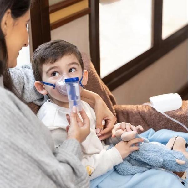 Imagem de Nebulizador Inalador Comprimido Adulto e Infantil