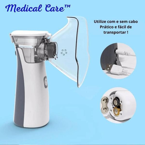 Nebulizador Portátil 8mL USB Silencioso - Nsx Imagem de Nebulizador Portátil 8mL USB Silencioso