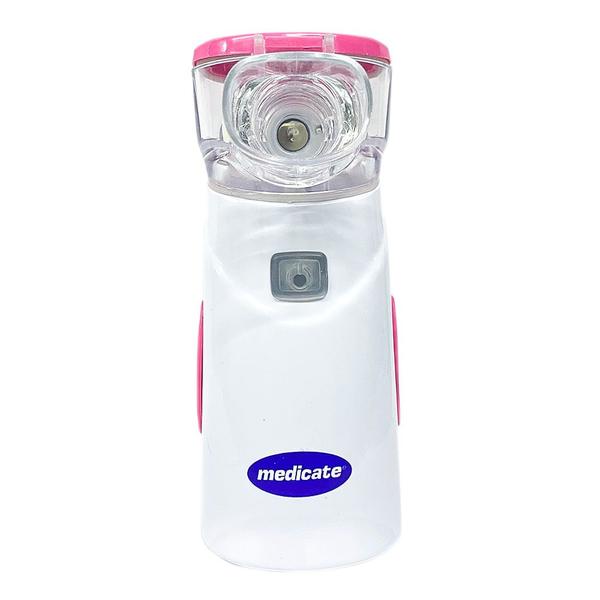 Imagem de Nebulizador Portátil Air Mesh Colors MD4400 Medicate - Rosa - com Cabo USB