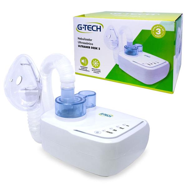 Imagem de Nebulizador Ultrassônico Bivolt 3 Níveis Adulto e Infantil G-Tech