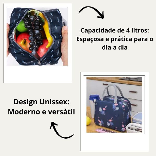 Imagem de Necessaire de alimentos 4 litros térmica bebidas e remédios 