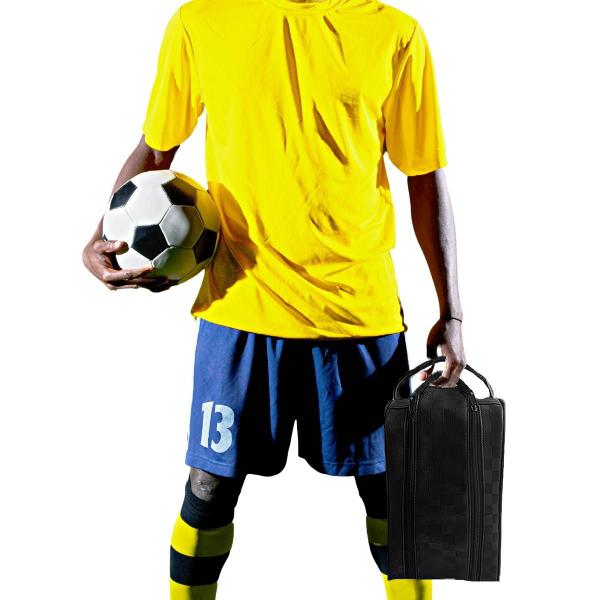 Necessaire Grande Porta Chuteira Alça de Mão Esportes Calçado Tenis Preto Masculina Feminina Futsal Society - Best Sling Imagem de Necessaire Grande Porta Chuteira Alça de Mão Esportes Calçado Tenis Preto Masculina Feminina Futsal Society