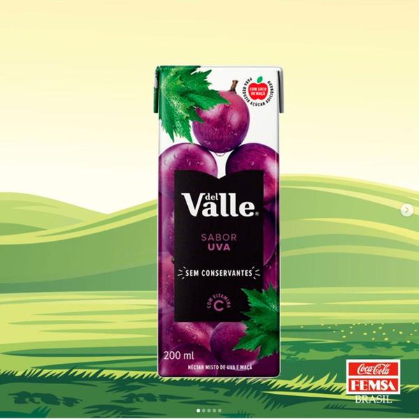 Imagem de Nectar de Uva DEL VALLE Tetra Pak 200ml