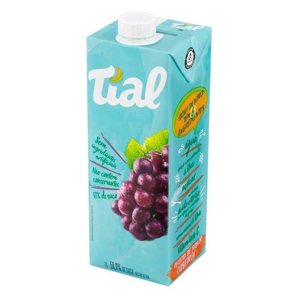 Imagem de Nectar Tial Uva 1L Embalagem com 12 Unidades