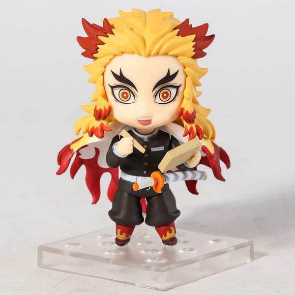 Imagem de Nendoroid Action Figure Rengoku Kyojuro Demon Slayer Kimetsu No Yaiba Boneco Colecionavel Articulado