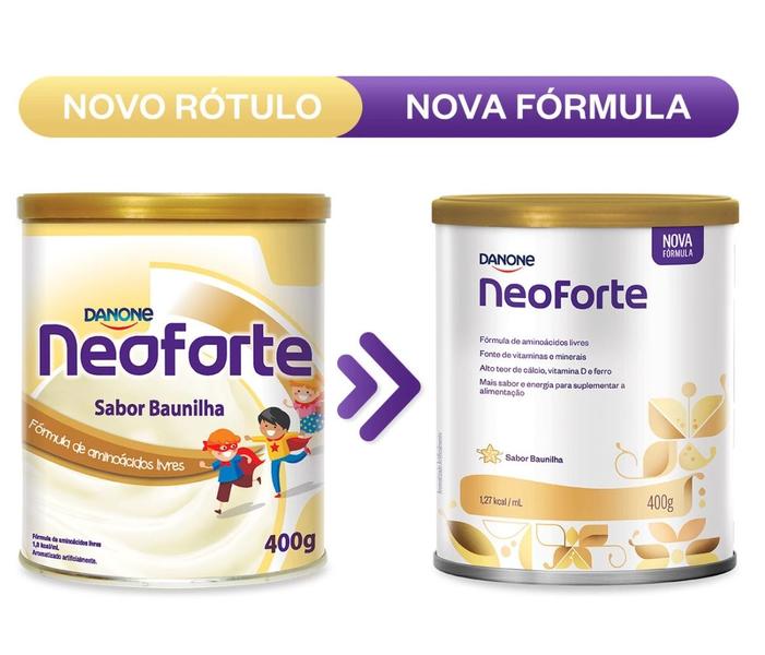 Imagem de Neoforte Fórmula Infantil Em Pó Lata 400g - Kit com 6 Latas - Original