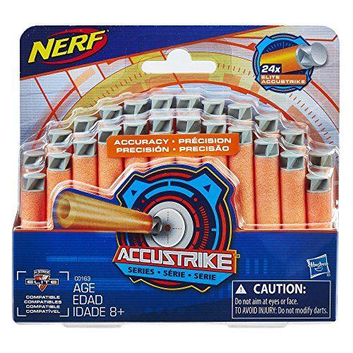 Imagem de Nerf Dardos 24 Pacote Accustrike Elite Refill - Dardos Oficiais para Elite &amp Accustrike Elite Blasters - Para Crianças, Adolescentes, Adultos