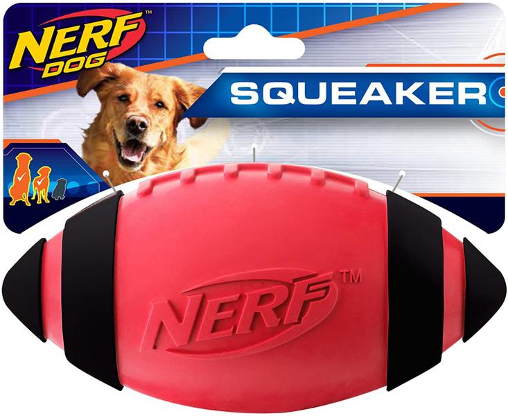 Imagem de Nerf Dog Squeak Borracha Cão de Futebol Brinquedo