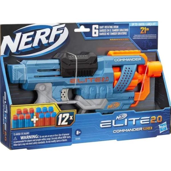 Nerf Elite 2.0 Commander Rd-6 - Hasbro Imagem de Nerf Elite 2.0 Commander Rd-6