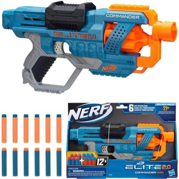 Nerf Elite 2.0 Commander Rd-6 - Hasbro Imagem de Nerf Elite 2.0 Commander Rd-6
