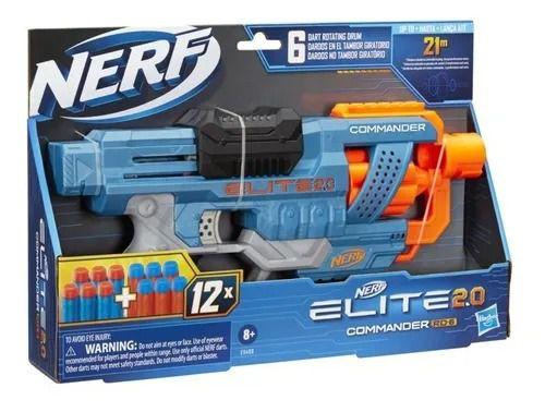Nerf Elite 2.0 Commander RD-6 - Tambor Giratório, Lançamento Rápido - Hasbro Imagem de Nerf Elite 2.0 Commander RD-6 - Tambor Giratório, Lançamento Rápido - Hasbro