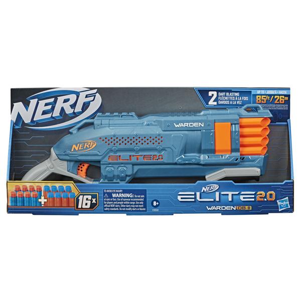 Imagem de Nerf Elite 2.0 Lançador de Dardos Duplos  Warden DB-8 Hasbro