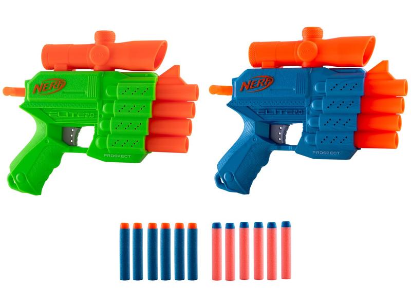 Nerf Elite 2.0 Prospect QS-4 Hasbro 15 Peças - com Acessórios Imagem de Nerf Elite 2.0 Prospect QS-4 Hasbro 15 Peças