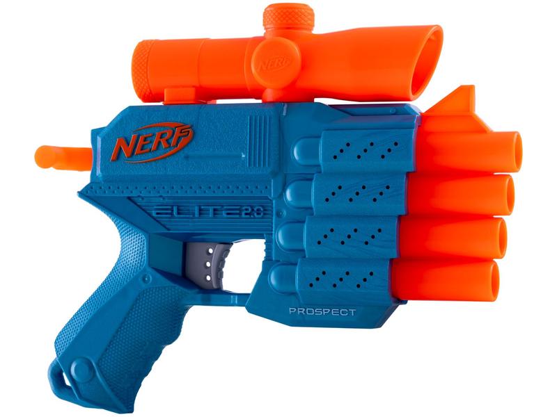 Nerf Elite 2.0 Prospect QS-4 Hasbro 15 Peças - com Acessórios Imagem de Nerf Elite 2.0 Prospect QS-4 Hasbro 15 Peças