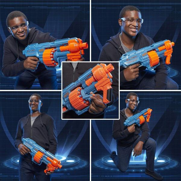 Nerf Elite 2.0 Shockwave RD-15 Com Tambor Rotativo 15 Dardos Imagem de Nerf Elite 2.0 Shockwave RD-15 Com Tambor Rotativo 15 Dardos