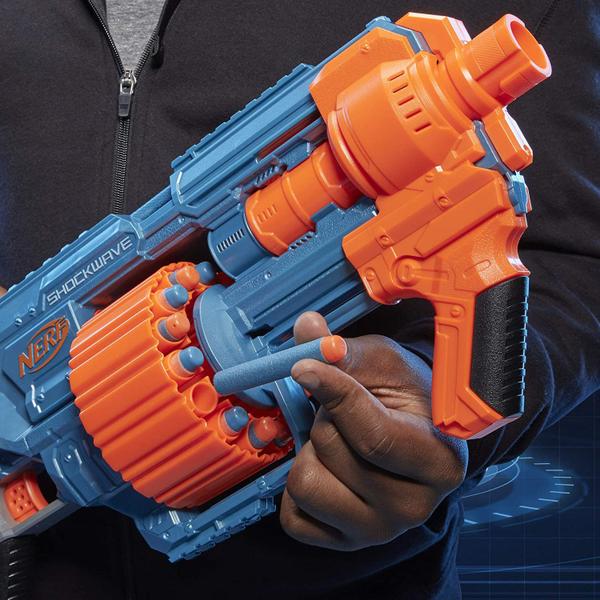 Nerf Elite 2.0 Shockwave RD-15 Com Tambor Rotativo 15 Dardos Imagem de Nerf Elite 2.0 Shockwave RD-15 Com Tambor Rotativo 15 Dardos