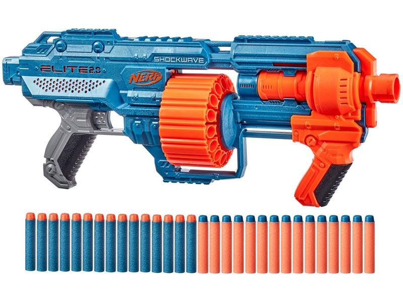 Imagem de Nerf Elite 2.0 Shockwave RD-15 Hasbro 31 Peças