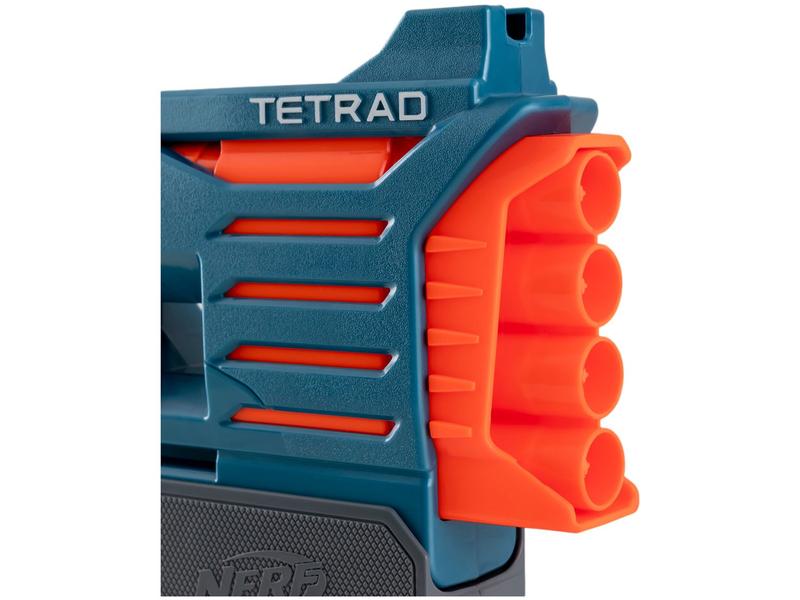 Imagem de Nerf Elite 2.0 Tetrad QS-4 Hasbro 5 Peças