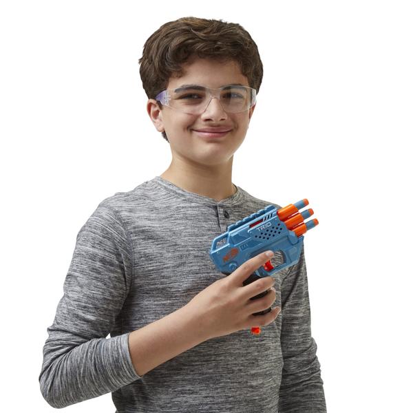 Imagem de NERF Elite 2.0 Trio SD-3 Blaster - Inclui 6 Dardos Oficiais - 3-Barrel Blasting - Trilho Tático para Personalização de Capacidade