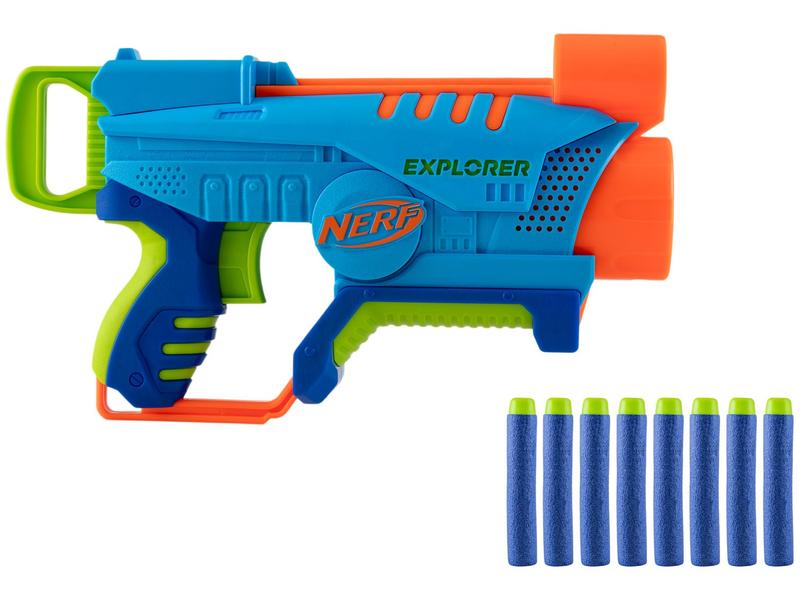 Nerf Elite Jr. Explorer Hasbro 9 Peças Nerf Elite Jr. Explorer Hasbro 9 Peças