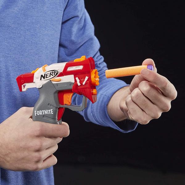 Imagem de Nerf Fortnite Ts Microshots Dart-Firing Toy Blaster &amp 2 Dardos Oficiais elite