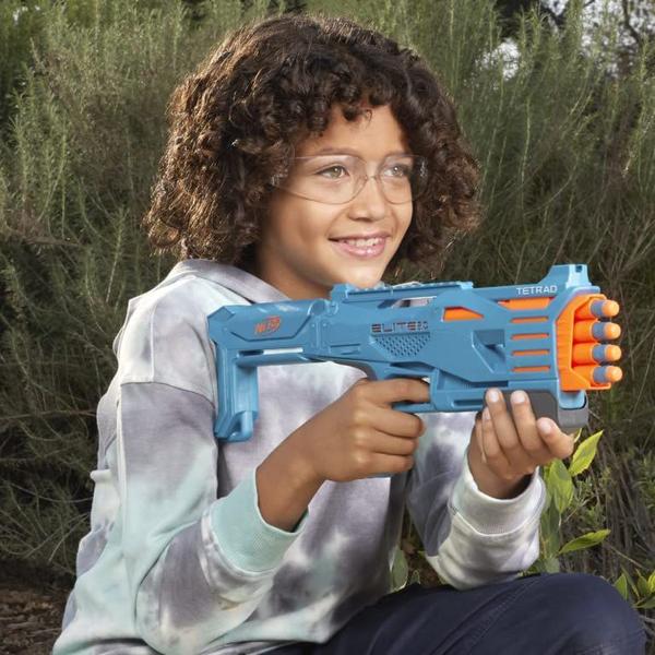 Nerf Lança Dardos Elite 2.0 Tetrad Qs-4 Hasbro F5026 Imagem de Nerf Lança Dardos Elite 2.0 Tetrad Qs-4 Hasbro F5026