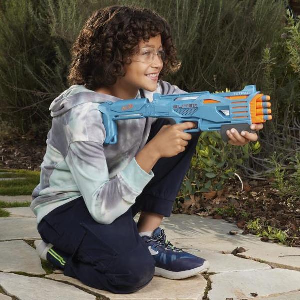 Nerf Lança Dardos Elite 2.0 Tetrad Qs-4 Hasbro F5026 Imagem de Nerf Lança Dardos Elite 2.0 Tetrad Qs-4 Hasbro F5026