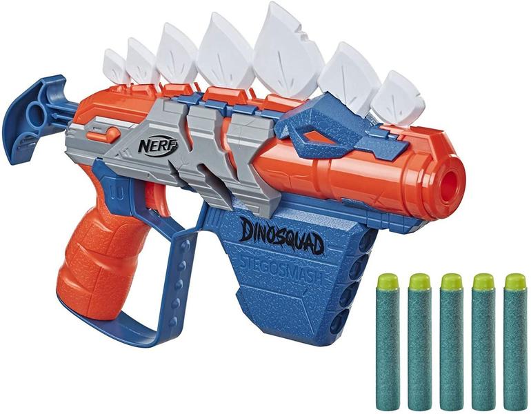 Nerf Lançador De Dardos Dinosquad Stego Smash - Hasbro F0806 Imagem de Nerf Lançador De Dardos Dinosquad Stego Smash - Hasbro F0806