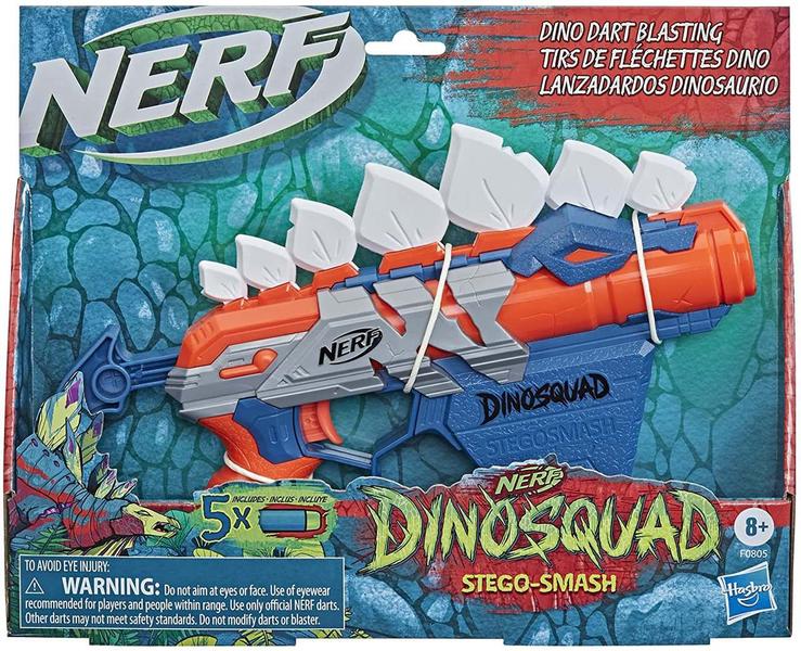 Nerf Lançador De Dardos Dinosquad Stego Smash - Hasbro F0806 Imagem de Nerf Lançador De Dardos Dinosquad Stego Smash - Hasbro F0806