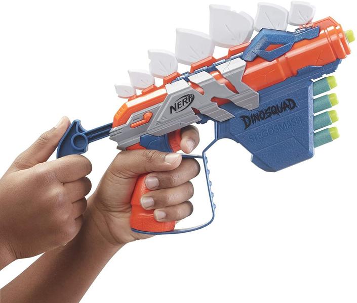 Nerf Lançador De Dardos Dinosquad Stego Smash - Hasbro F0806 Imagem de Nerf Lançador De Dardos Dinosquad Stego Smash - Hasbro F0806