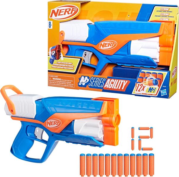 Nerf N Series Agility Com 12 dardos Nerf N1 Hasbro F8630 Imagem de Nerf N Series Agility Com 12 dardos Nerf N1 Hasbro F8630