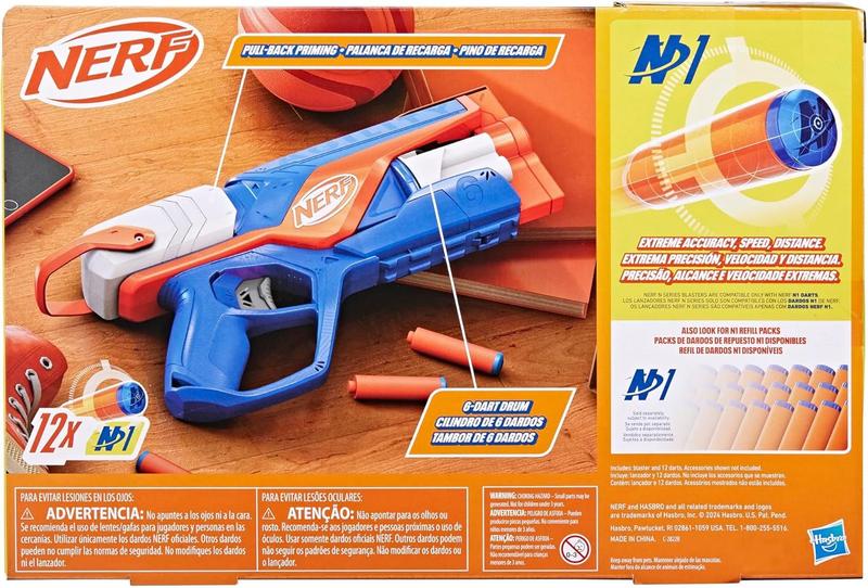 Nerf N Series Agility Com 12 dardos Nerf N1 Hasbro F8630 Imagem de Nerf N Series Agility Com 12 dardos Nerf N1 Hasbro F8630