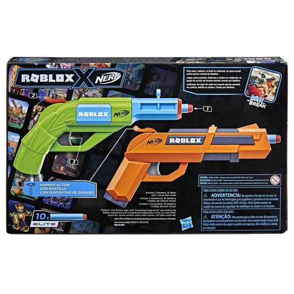 Imagem de Nerf Roblox Jailbreak Armory Kit com 2 nerfs Hasbro F2483