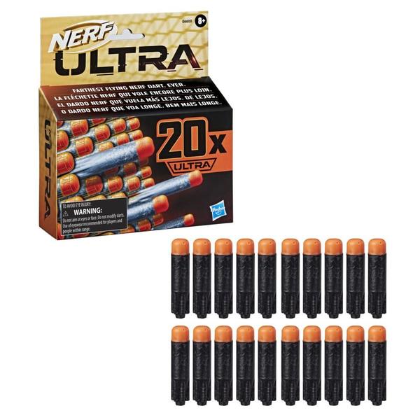 Imagem de NERF Ultra One 20-Dart Refill Pack - Os dardos voadores mais distantes de todos os tempos - compatível apenas com Ultra Blasters