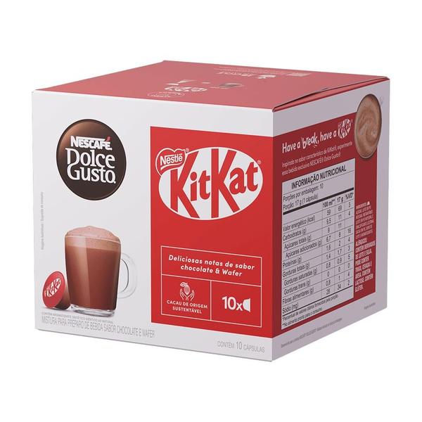 Imagem de NESCAFÉ DOLCE GUSTO KitKat 10 cápsulas