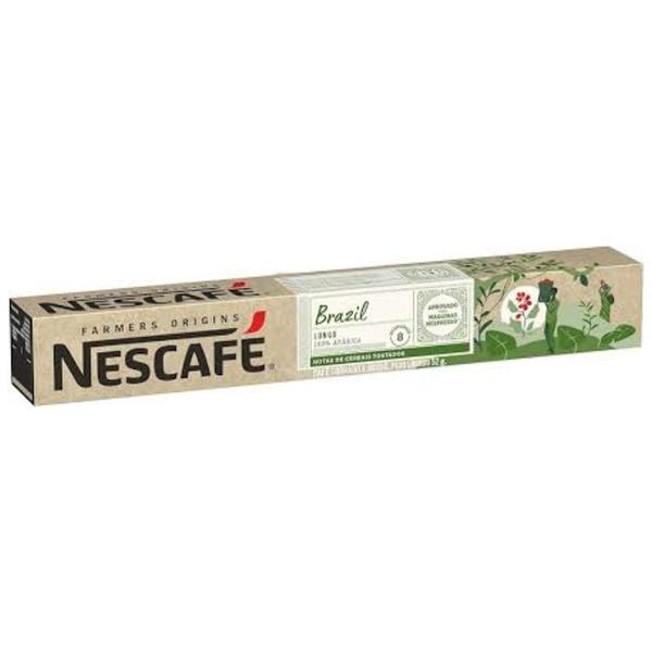 Imagem de Nescafé Farmers Origins Brazil em cápsulas  - 10 Unidades 52g