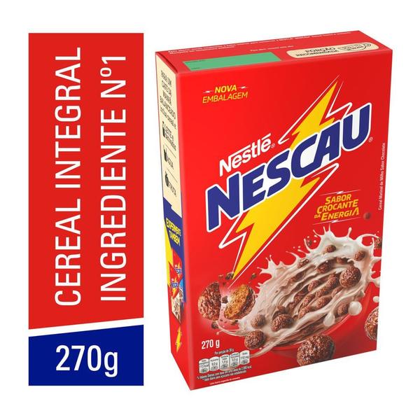 Nescau Nestlé Cereal Matinal com 270g Imagem de Nescau Nestlé Cereal Matinal com 270g