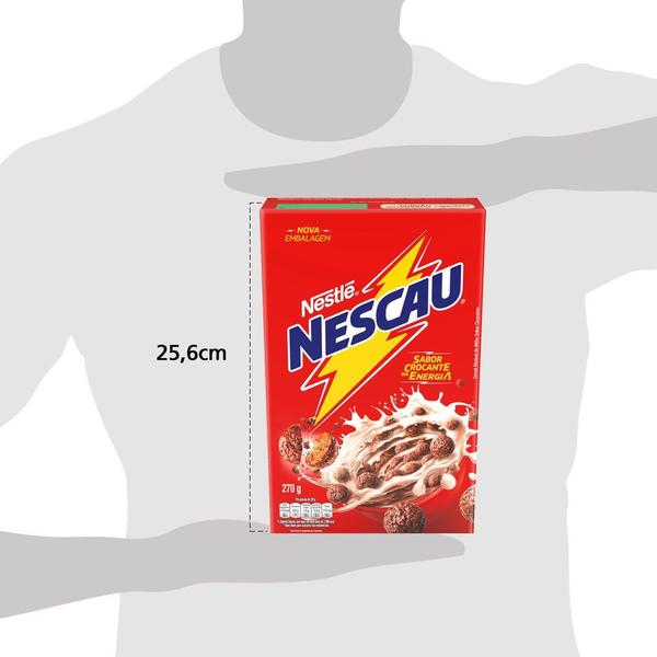 Nescau Nestlé Cereal Matinal com 270g Imagem de Nescau Nestlé Cereal Matinal com 270g