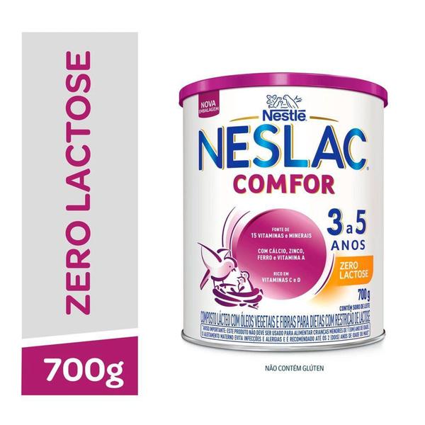 Imagem de Neslac Comfor Composto Lácteo Zero Lactose 700g