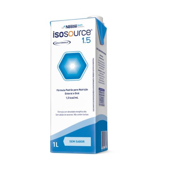 Imagem de Nestlé Isosource 1.5 Sem Sacarose / Lactose 1000ml C/ 3 un