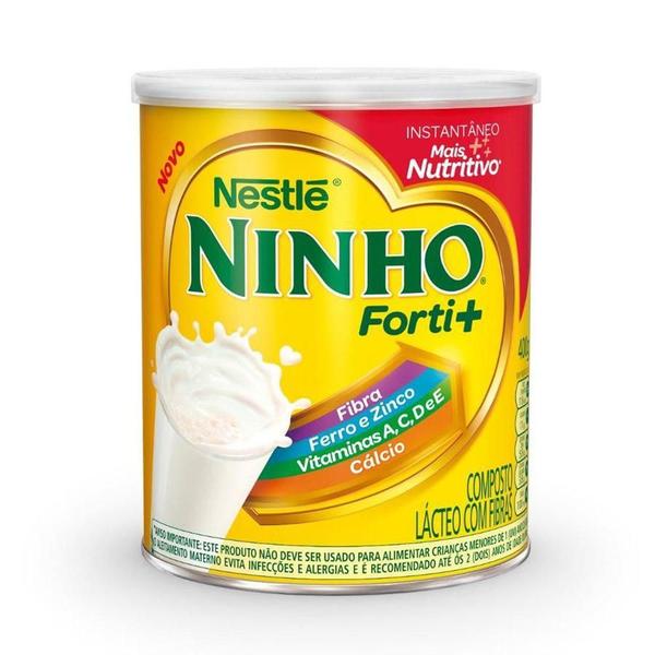 Nestlé Ninho Forti+ Instantâneo 380 G - Nestle Imagem de Nestlé Ninho Forti+ Instantâneo 380 G